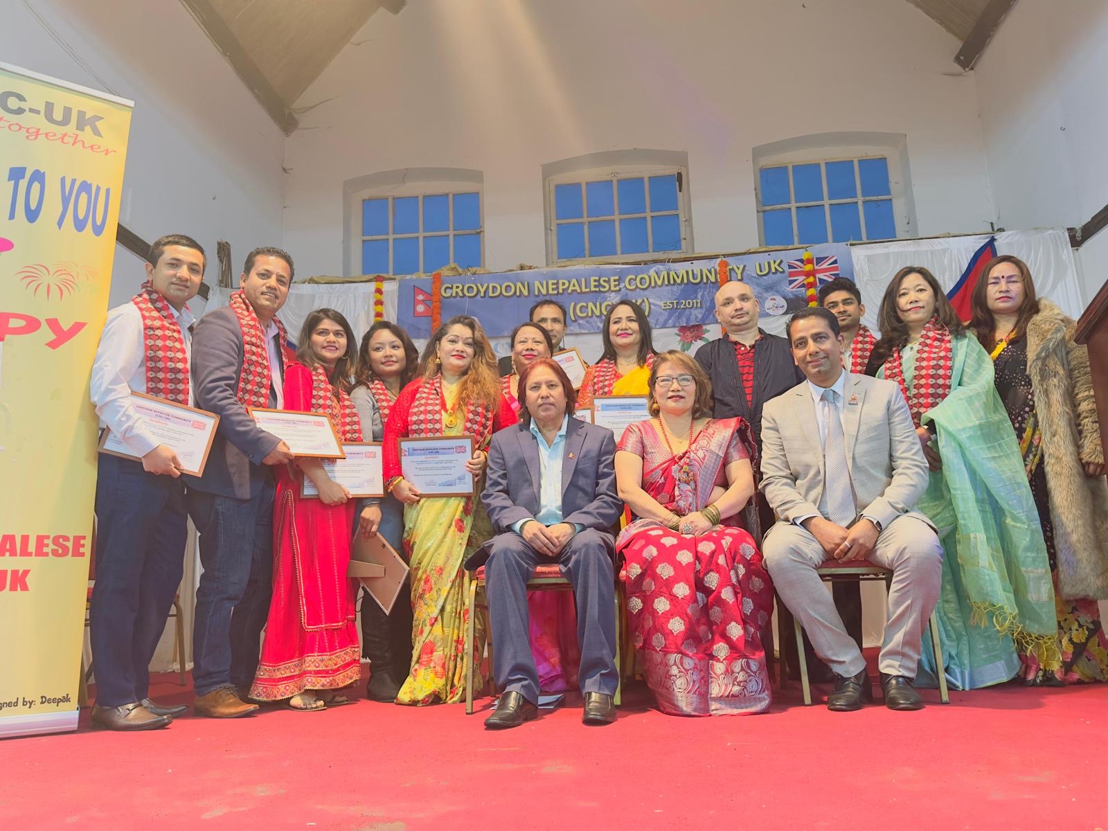 क्रोयडन नेपाली समाज यूकेमा नयां कार्यसमिति, मनायो नेपाली नयां वर्ष